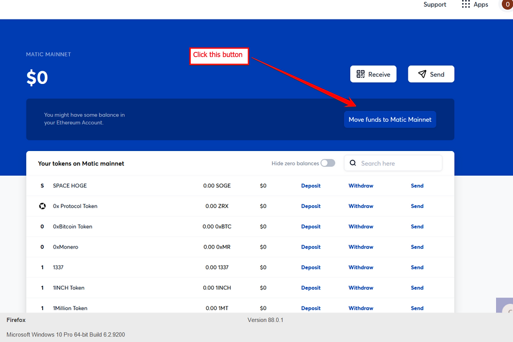 Farming on Matic's Defy dAPPS Blockchain